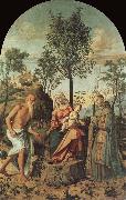 Gentile Bellini Madonna of the Orange trees painting